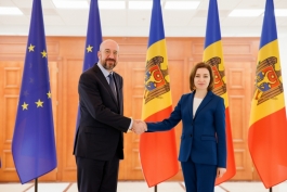 The head of state had a meeting with the President of the European Council, Charles Michel