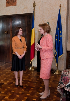 Președinta Maia Sandu a avut o întrevedere cu Majestatea Sa Margareta Custodele Coroanei române și Alteța Sa Regală Principele Radu