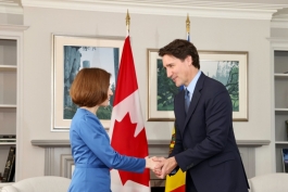 Șefa statului, la Ottawa: „I-am mulțumit Premierului Trudeau pentru susținerea fermă  a guvernului canadian pentru parcursul nostru democratic”