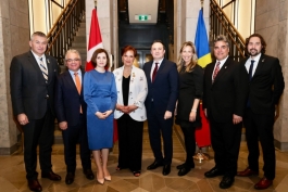 President Maia Sandu discussed in Ottawa regional security, the challenges facing the Republic of Moldova and the reform agenda