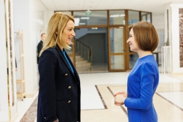 The Head of State met with the President of the European Parliament, Roberta Metsola: "The EU Parliament has always been on the side of our citizens"