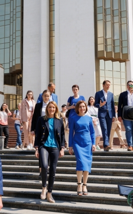 The Head of State met with the President of the European Parliament, Roberta Metsola: "The EU Parliament has always been on the side of our citizens"