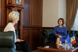 The Head of State, at the meeting with the President of the European Commission, Ursula von der Leyen: "The future of Moldova is in the European Union"