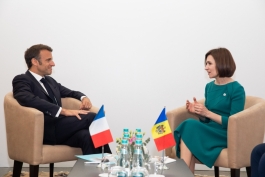 President Maia Sandu, at the summit of the European Political Community: "I was happy to see the President of France, Emmanuel Macron, in Moldova again"