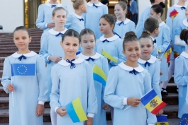 President Maia Sandu, on the Day of Ukraine: "We are eternally grateful for the strength with which Ukraine protects peace"