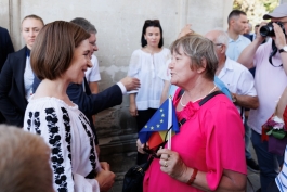 Șefa statului, de Ziua Independenței Republicii Moldova: „ Am ales pacea, am ales calea europeană și un viitor demn pentru generațiile care vin” 