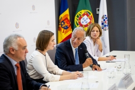 Șefa statului a participat, împreună cu Președintele Marcelo Rebelo de Sousa, la un forum cu oamenii de afaceri portughezi 