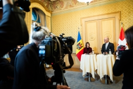 Press statement by President Maia Sandu at the joint press conference with Switzerland's President Alain Berset