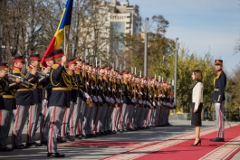 Președinta Maia Sandu l-a primit în vizită oficială pe Președintele portughez, Marcelo Rebelo de Sousa 