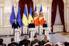 La Kyiv, Președinta Maia Sandu a discutat cu președinții Zelenskyy și Michel despre viitorul comun în UE