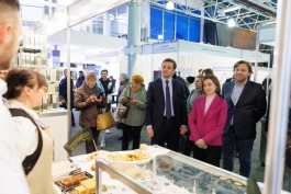 Șefa statului a vizitat expoziția „Antreprenor Expo” și a vorbit cu mai mulți oameni de afaceri  