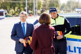 Șefa statului a participat la ceremonia de onorare a Tricolorului alături de Președintele Parlamentului și Primul-ministru