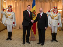 Moldovan president receives accreditation letters from three ambassadors