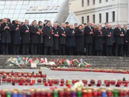 President Nicolae Timofti participates in March of Dignity in Kiev