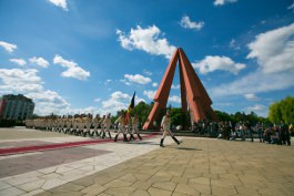 President Nicolae Timofti attends actions dedicated to 70th anniversary of end of World War II